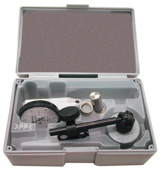 Indicator de testare dial, tip orizontal 0,03 ", 0,0005", cu suport magnetic Indicator de testare dial, tip orizontal 0,03 ", 0,0005", cu suport magnetic
