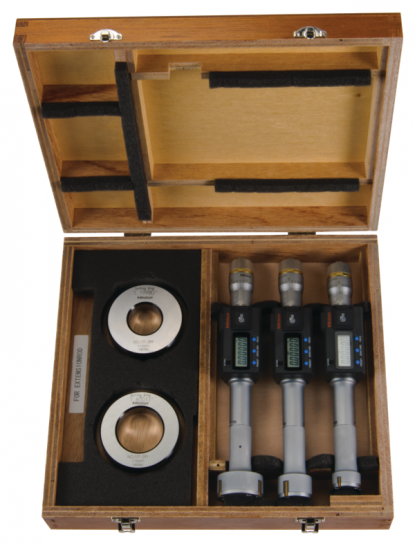 Set digital pentru micrometre interne cu 3 puncte 1-2 ", unitate completă, IP65, TIN Set digital pentru micrometre interne cu 3 puncte 1-2 ", unitate completă, IP65, TIN