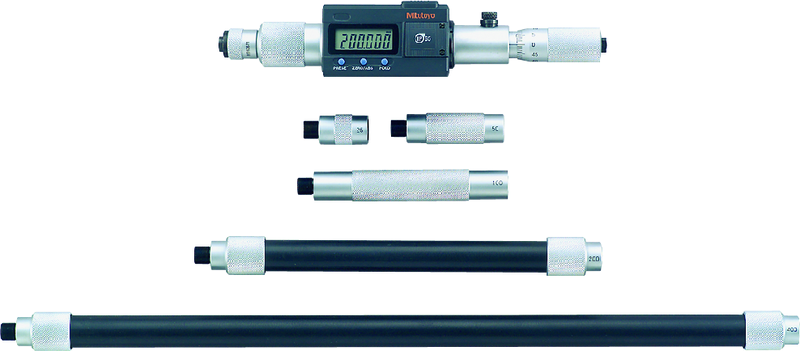 Micrometru interior tubular digital (conductă) 200-1000mm, IP65, incl. 5 tije