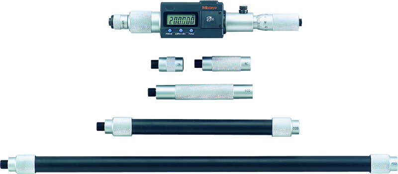Micrometru interior tubular digital (conductă) 200-1000mm, IP65, incl. 5 tije Micrometru interior tubular digital (conductă) 200-1000mm, IP65, incl. 5 tije