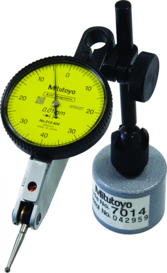 Indicator de testare dial, tip orizontal 0,8 mm, 0,01 mm, cu suport magnetic Indicator de testare dial, tip orizontal 0,8 mm, 0,01 mm, cu suport magnetic