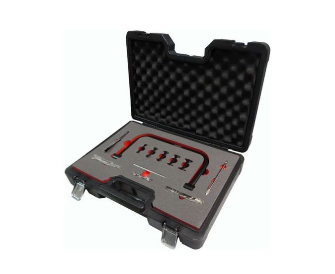 Dispozitiv de montat supape motor Forsage F-62110AD cu set de împingătoare interschimbabile și magnet telescopic Dispozitiv de montat supape motor Forsage F-62110AD cu set de împingătoare interschimbabile și magnet telescopic