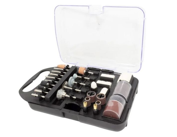 Set de accesorii pentru șlefuire și lustruire FORSAGE F-GSK071, 71 piese Set de accesorii pentru șlefuire și lustruire FORSAGE F-GSK071, 71 piese