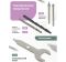 Set de accesorii pentru șlefuire FORSAGE F-GSK080, 80 piese