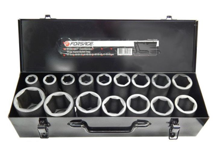 Set de capete de impact profund 3/4” 16 buc.