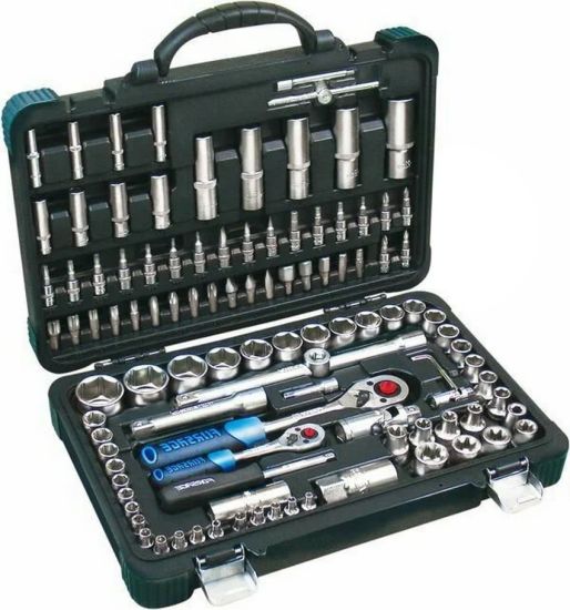 Set scule de mână FORSAGE F-41082-5 cu 108 piese în cutie Set scule de mână FORSAGE F-41082-5 cu 108 piese în cutie