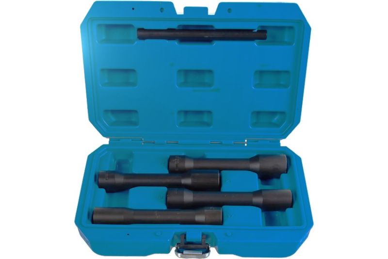 Set de chei extractoare (5 buc.; 1/2"; 17-22 mm) pentru șuruburi și piulițe deteriorate ROCKFORCE RF-905U2L Set de chei extractoare (5 buc.; 1/2"; 17-22 mm) pentru șuruburi și piulițe deteriorate ROCKFORCE RF-905U2L
