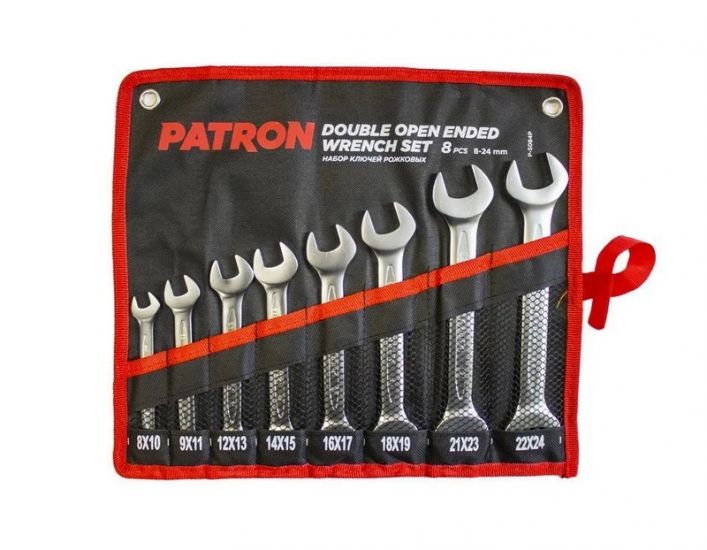 Set de chei fixe PATRON P-5084P, 8 piese