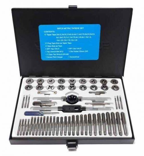 Set de robinete și moare (metric.) 58 art. M058-1