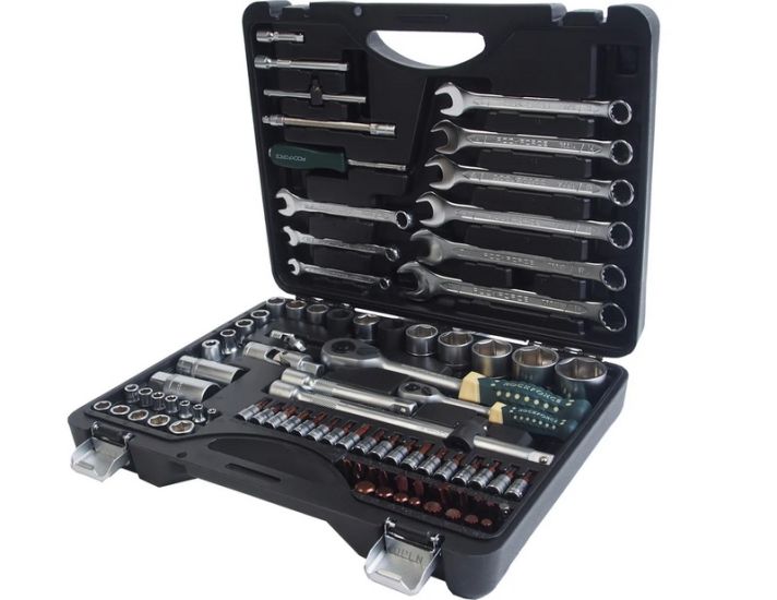 Set de scule ROCKFORCE RF-4821-5-PREMIUM, 82+6 piese, 1/2" și 1/4" Set de scule ROCKFORCE RF-4821-5-PREMIUM, 82+6 piese, 1/2" și 1/4"