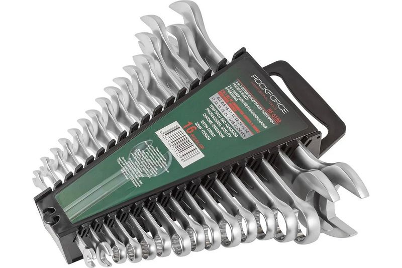 Set de chei combinate și fixe Rockforce RF-5199, 16 piese Set de chei combinate și fixe Rockforce RF-5199, 16 piese