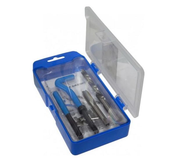 Set de scule pentru reparare filetului M14*1.5, 15 piese, în cutie ROCKFORCE RF-910U6 Set de scule pentru reparare filetului M14*1.5, 15 piese, în cutie ROCKFORCE RF-910U6