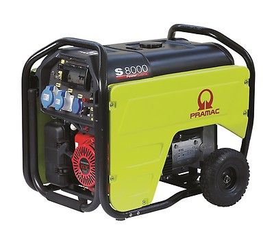 Generator portabil cu benzina monofazat Pramac S8000 230V 50HZ CONN DPP