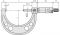 Micrometru exterior Mitutoyo 103-129 0-25 mm, 0,001 mm