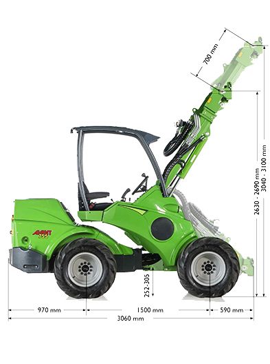Мини погрузчик Avant 755i Мини погрузчик Avant 755i